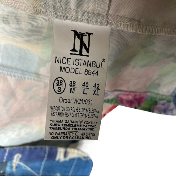 NICE Istanbul Couture Graphic and Rhinestone Blazer - Picture 12 of 12